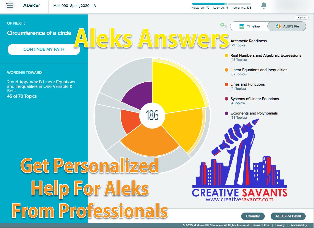 Accurate Aleks Answers For Math, Geometry, Statistics, And Chemistry ...