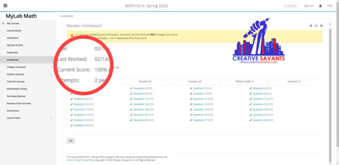 mymathlab homework help