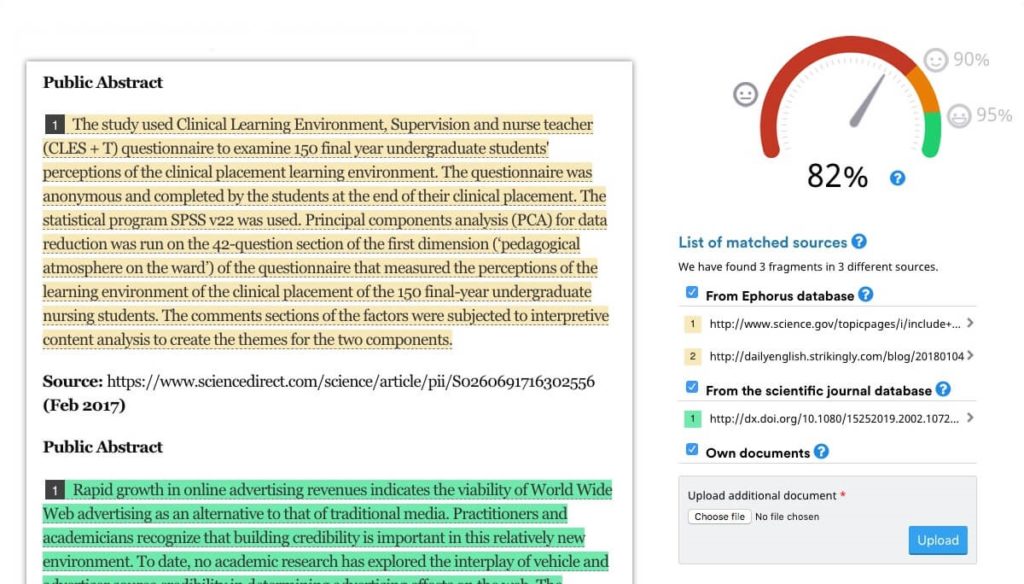 plagiarism checker service