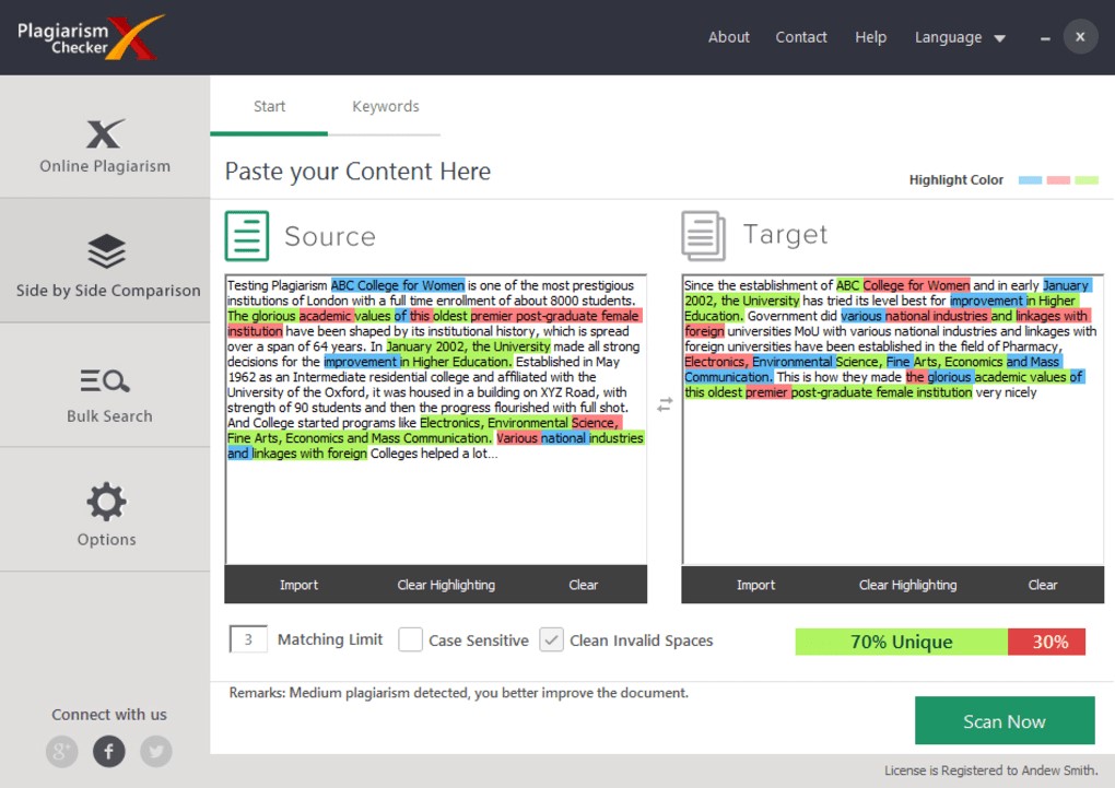 software to check plagiarism in research paper