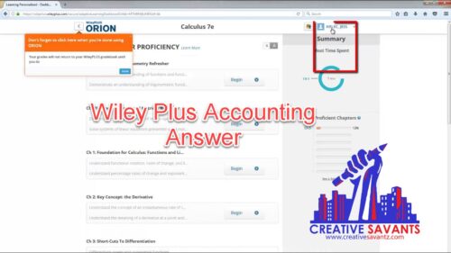 wileyplus homework answers accounting