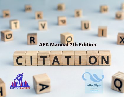 Prominent Changes in the APA Manual 7th Edition