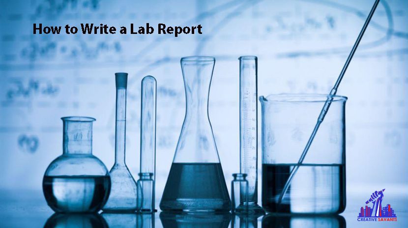 how to write an analysis for a lab report