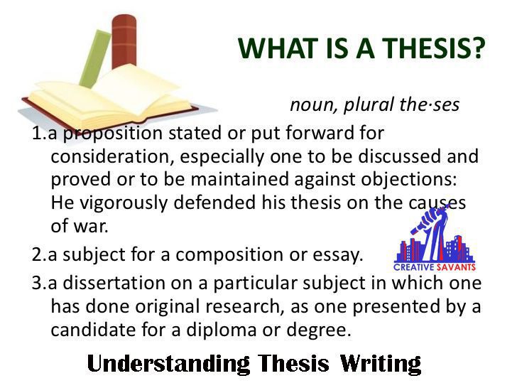 meaning of thesis work