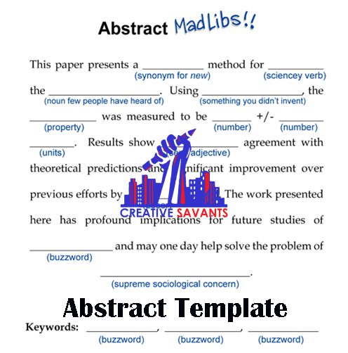 Template for Abstract Writing