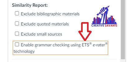 how to enable turnitin e-rater
