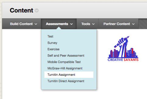 how to create turnitin enabled assignment