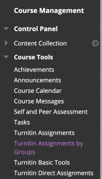 How to create Turnitin enabled assignments by group
