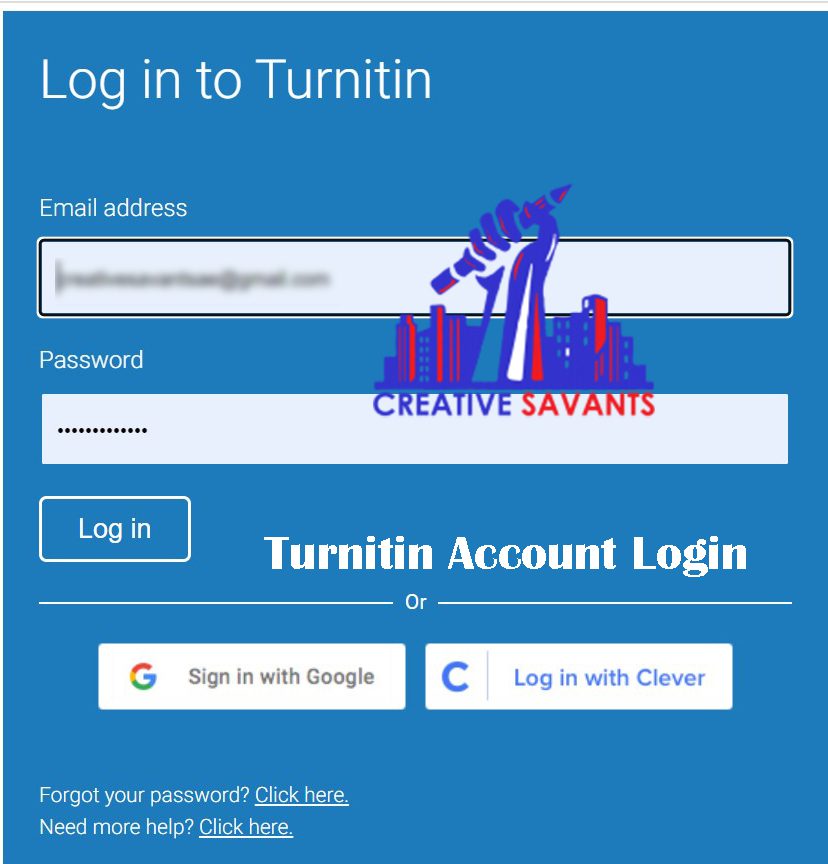 Turnitin log in