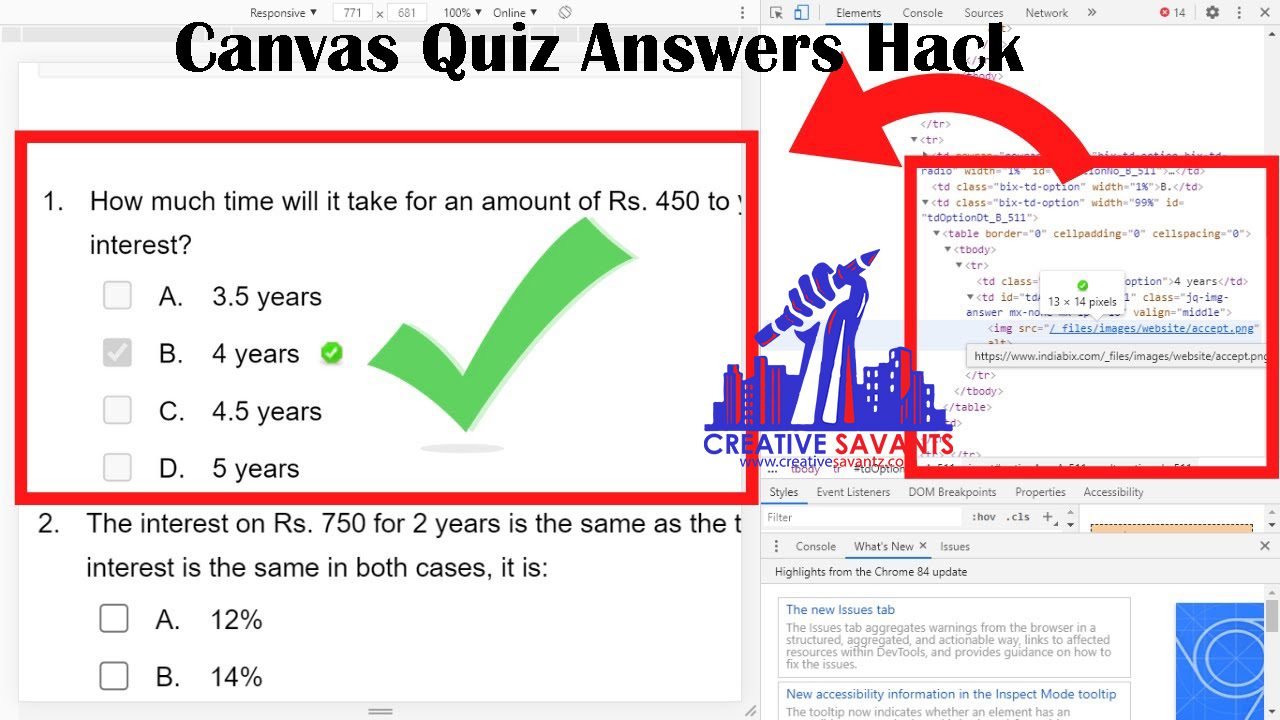 Canvas quiz answers hack