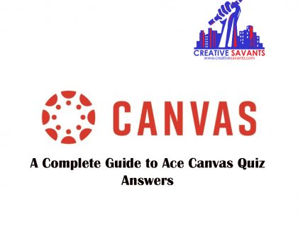 Canvas Quiz Answers