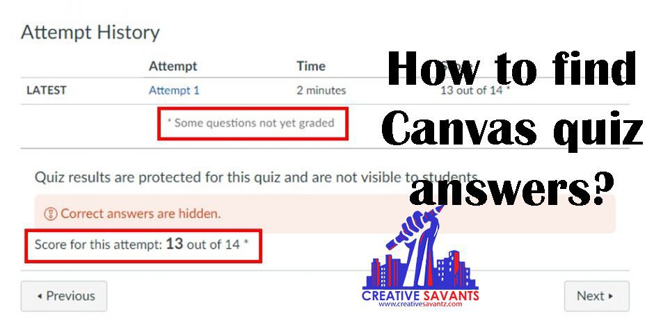 How to find Canvas quiz answers