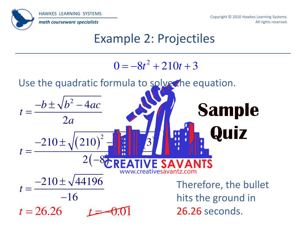 Hawkes Learning sample quiz