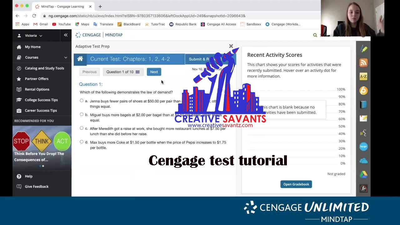Cengage test tutorial
