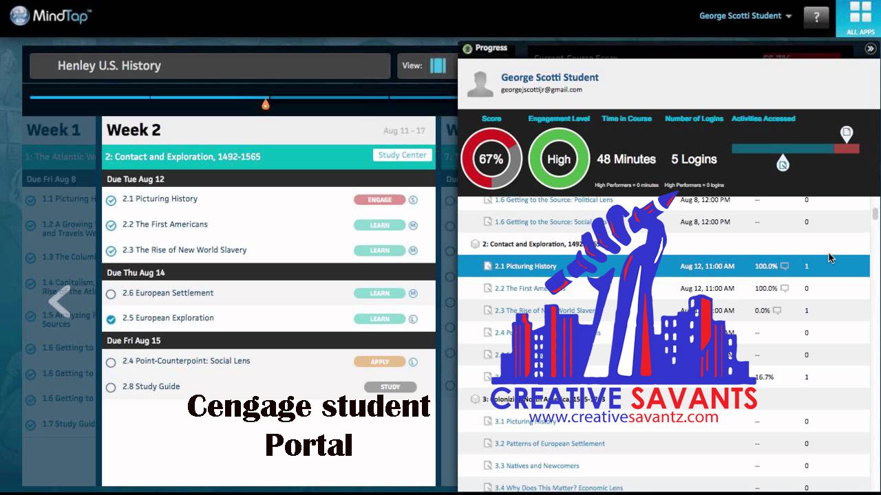 Cengage student portal