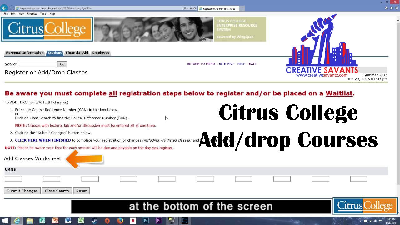 Citrus College Courses