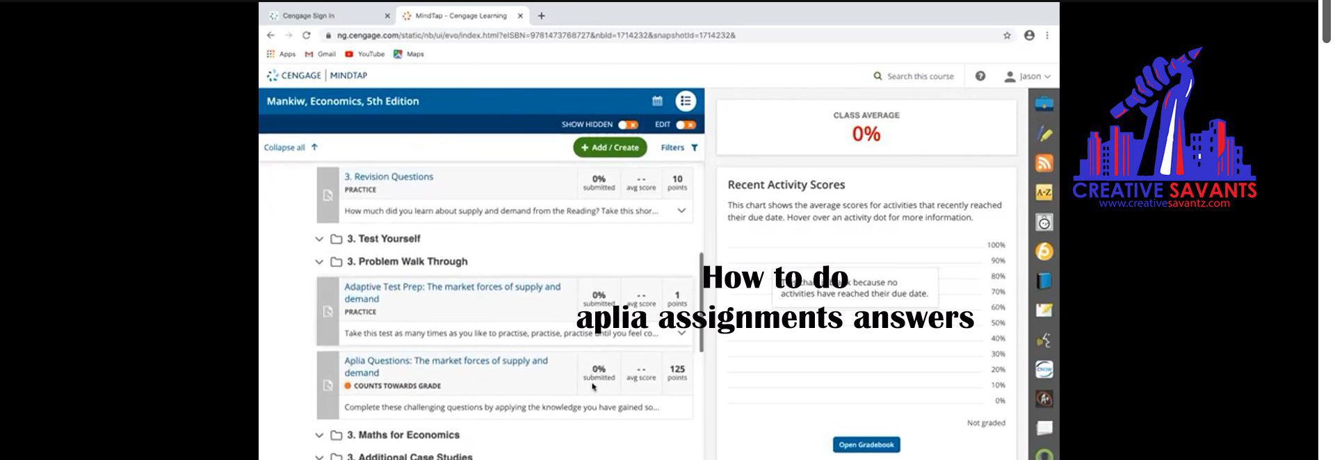 aplia assignments answers