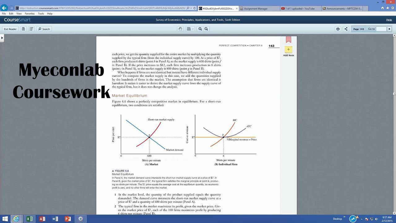 Myeconlab homework