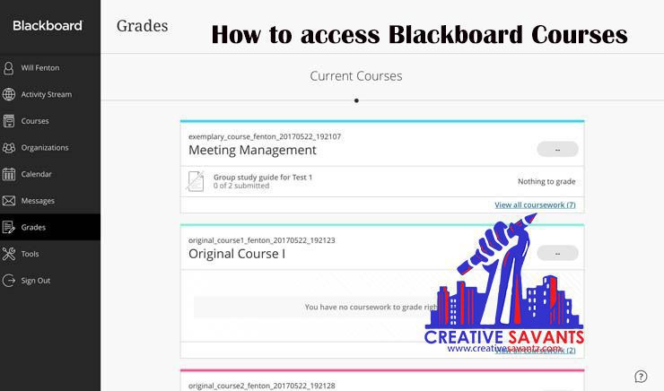 Blackboard login