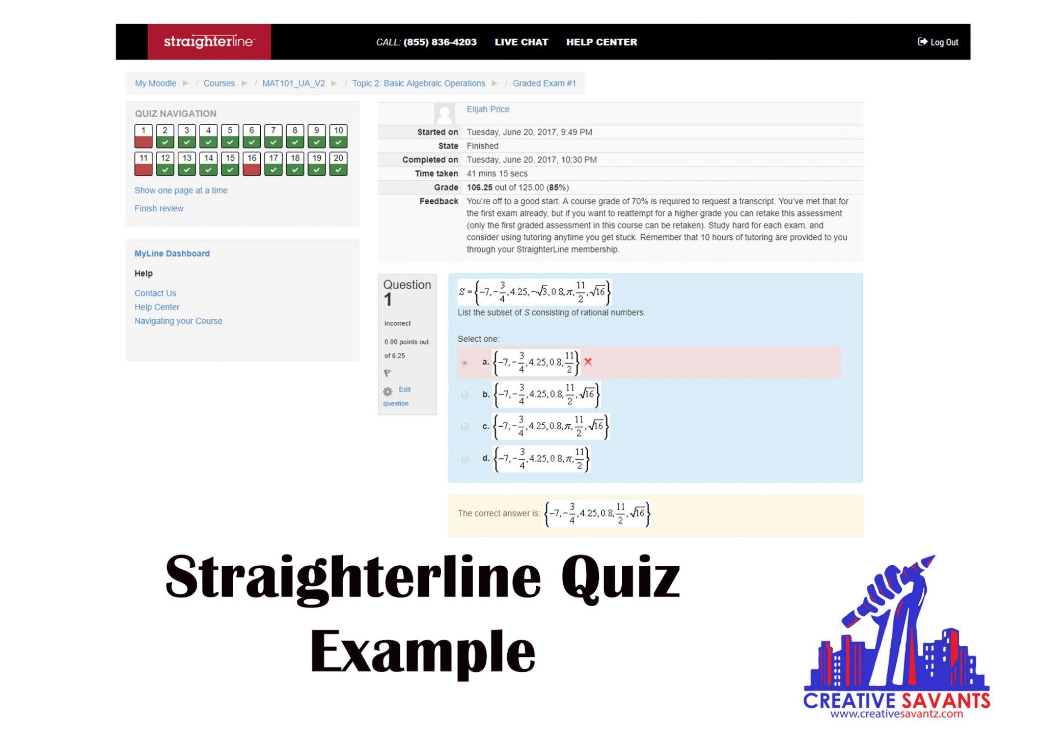 Straighterline Help Get Straighterline Final Exam Answers January