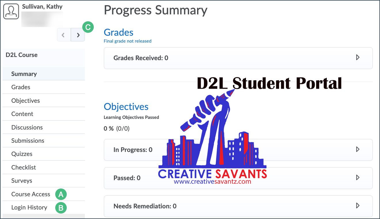 D2L Brightspace student portal