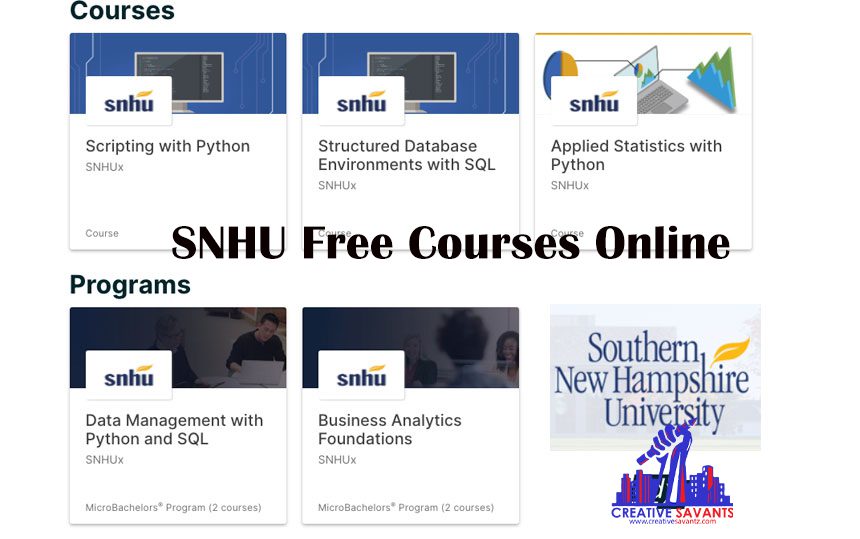 SNHU online courses
